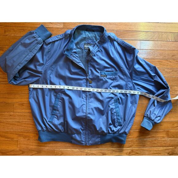 Members Only Jacket Zip up Blue 2X - Picture 6 of 10